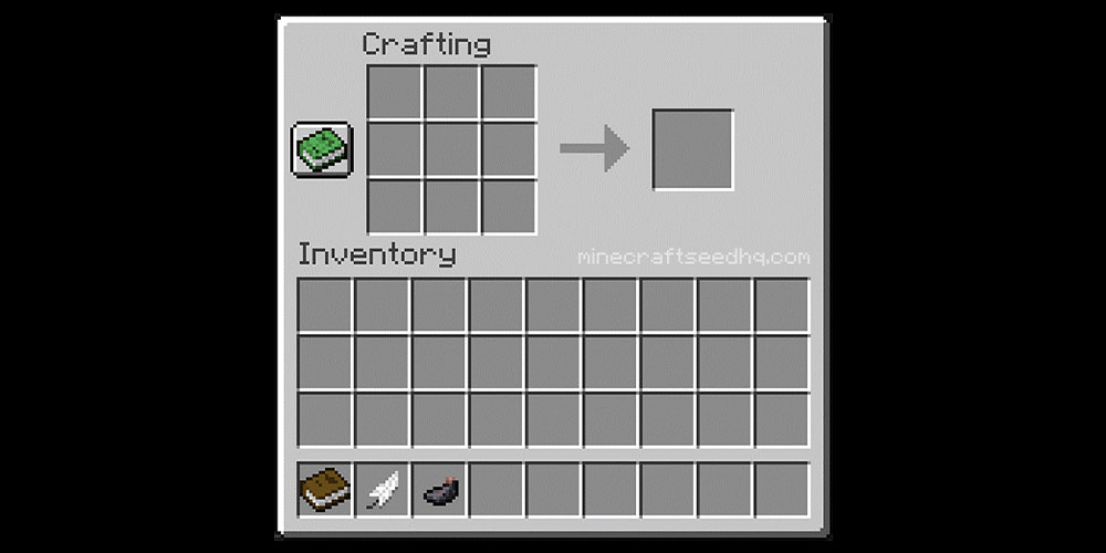 Learn How To Make A Book and Quill In Minecraft GWE
